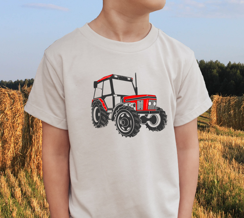 Zetor,  dětské tričko s potiskem traktoru