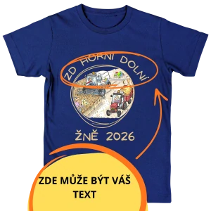 MOJE ŽNĚ 2026, pánské tričko s vlastním potiskem