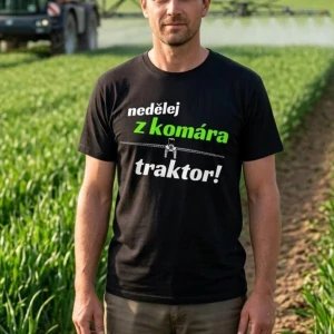 Nedělej z komára traktor, pánské tričko FarmFan