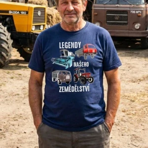 Legendy našeho zemědělství, pánské tričko s potiskem