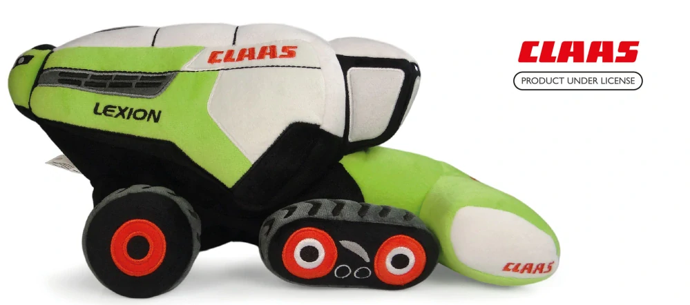 Plyšový kombajn Claas