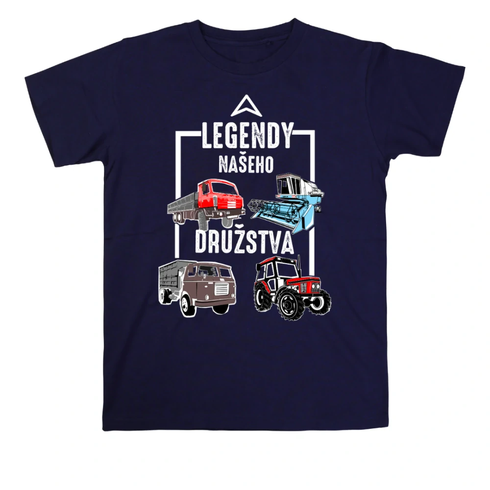 Legendy našeho družstva, pánské tričko s potiskem