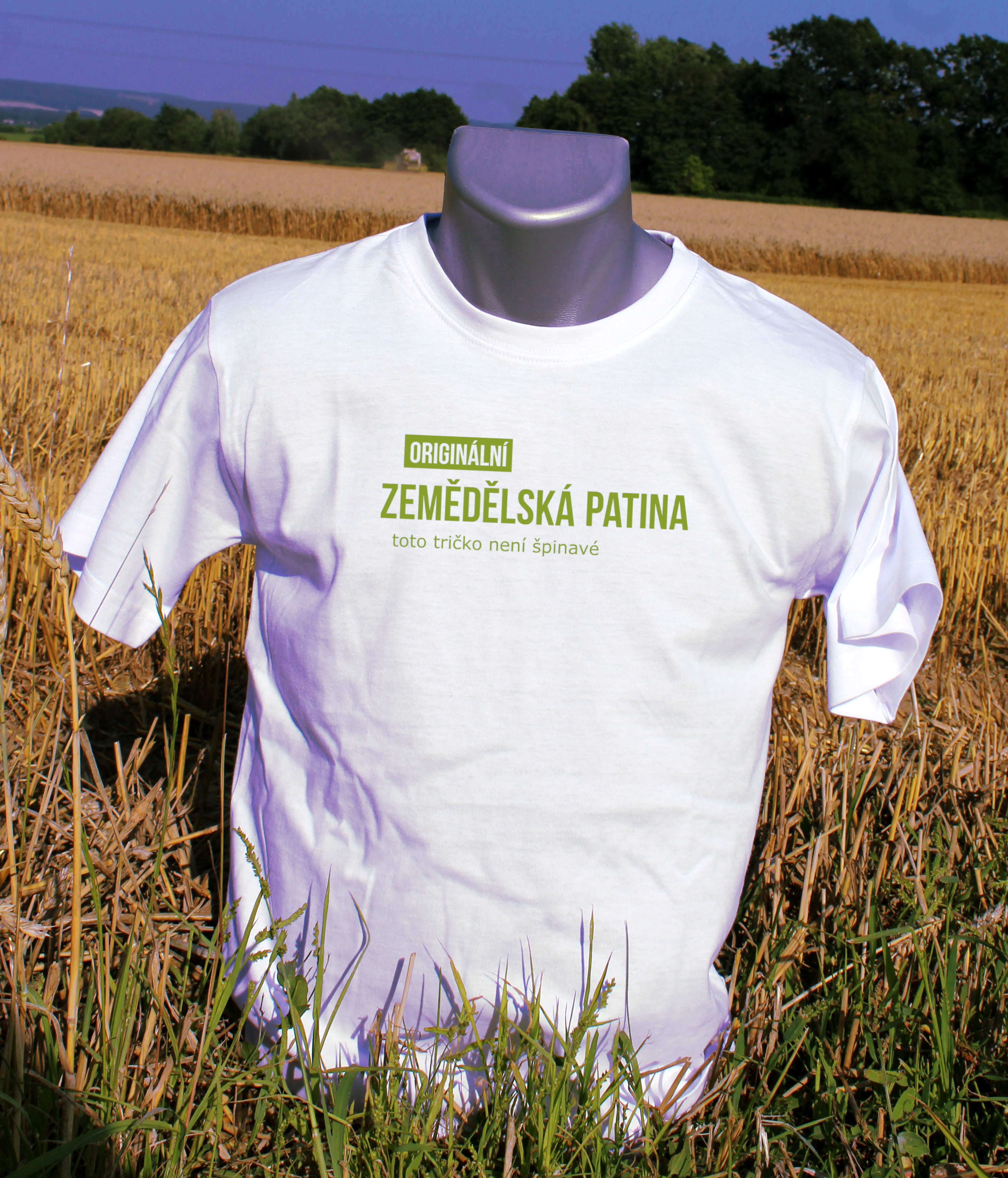 Zemědělská patina, pánské tričko s potiskem
