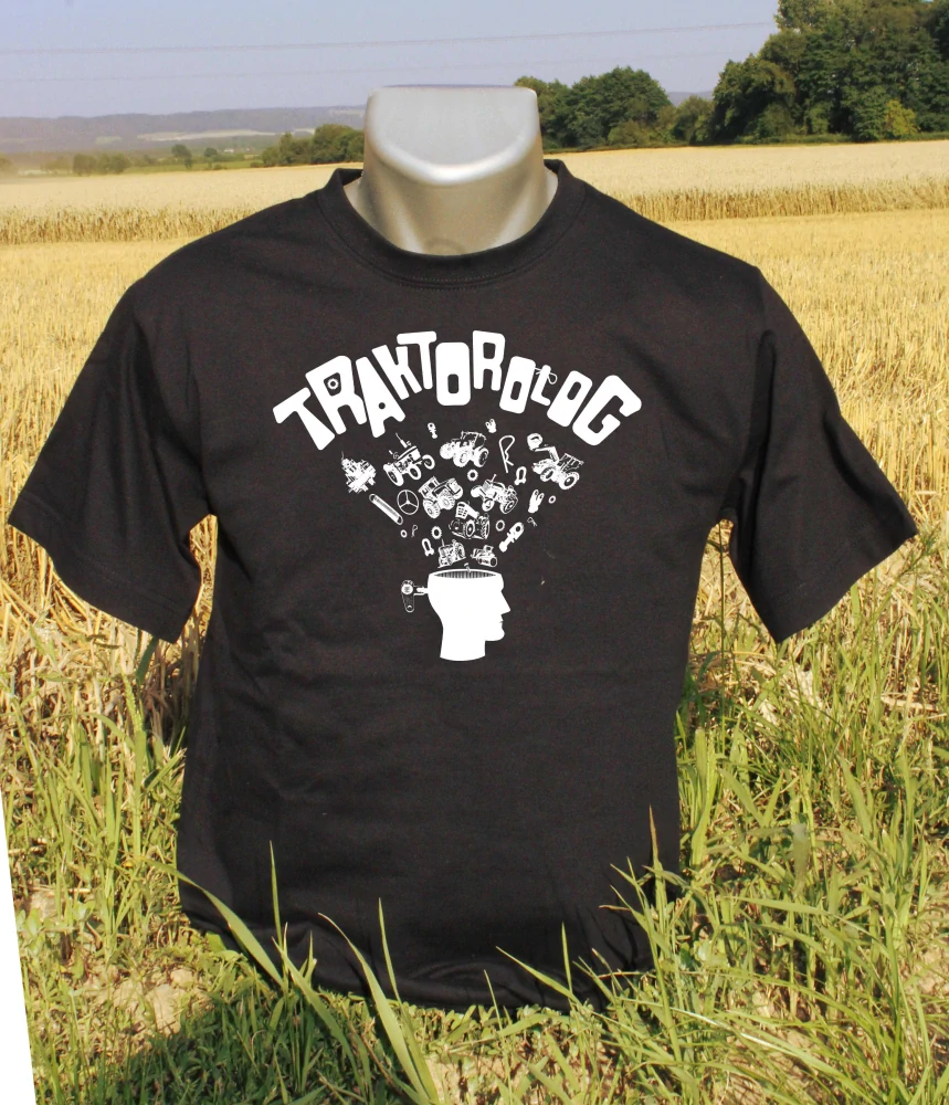 Traktorolog, pánské tričko FarmFan s traktorem 