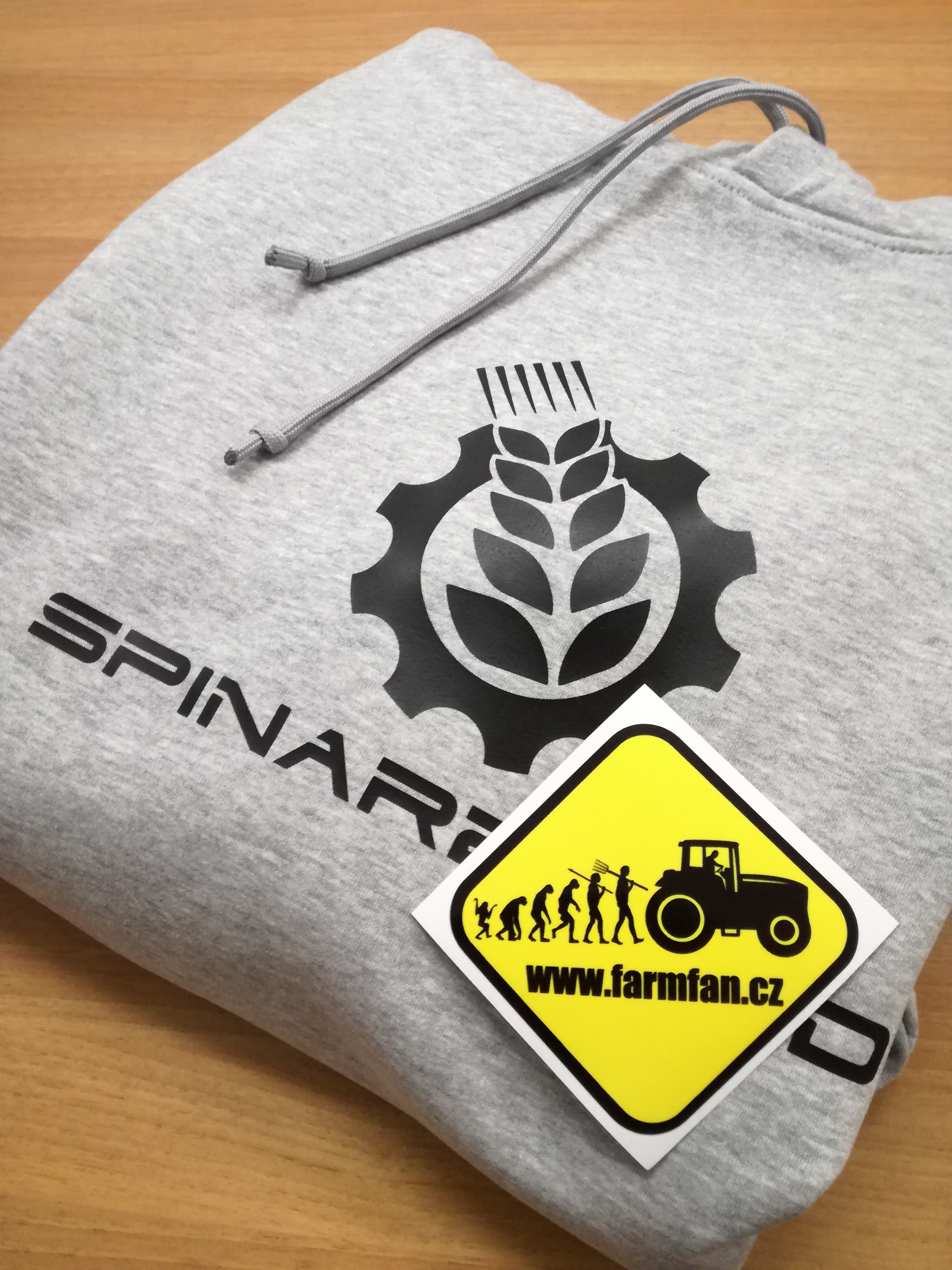 SPINAR24HD, pánská mikina s kapucí