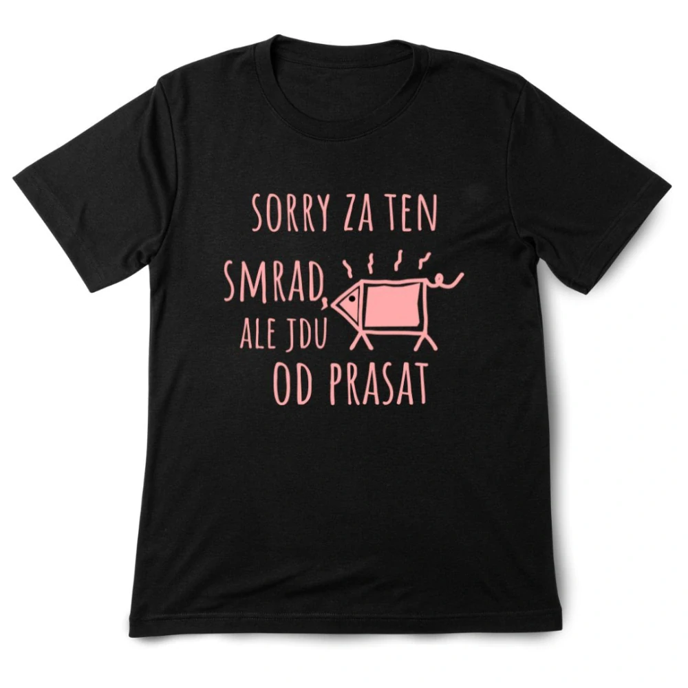 Jdu od prasat, pánské tričko s potiskem