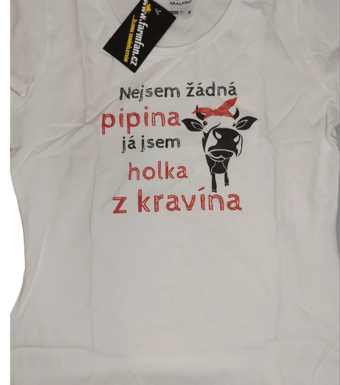 Tričko HOLKA Z KRAVÍNA, velikost S výprodej