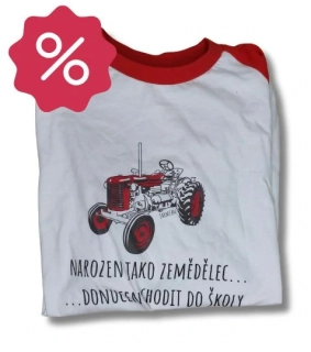 Tričko Rozený zemědělec, velikost M výprodej