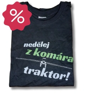 Tričko NEDĚLEJ Z KOMÁRA TRAKTOR, velikost L výprodej