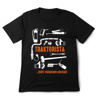 Traktorista, pánské tričko s potiskem